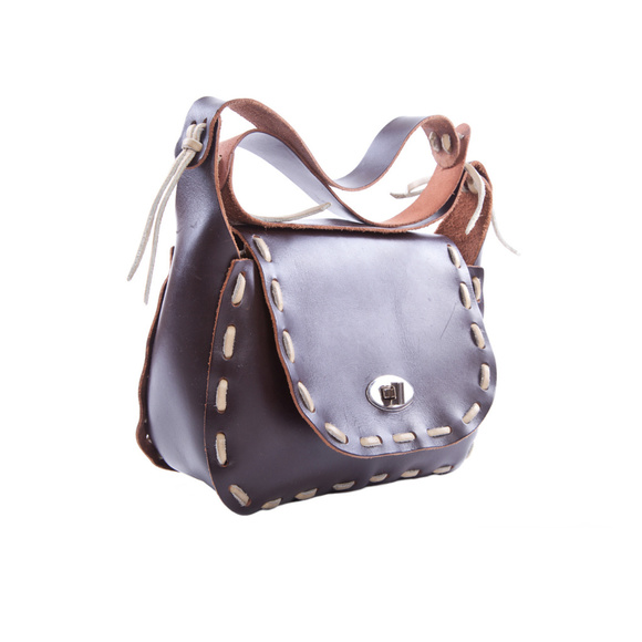 Mexico Brown Handmade Leather Bag - Picture 2 of 8